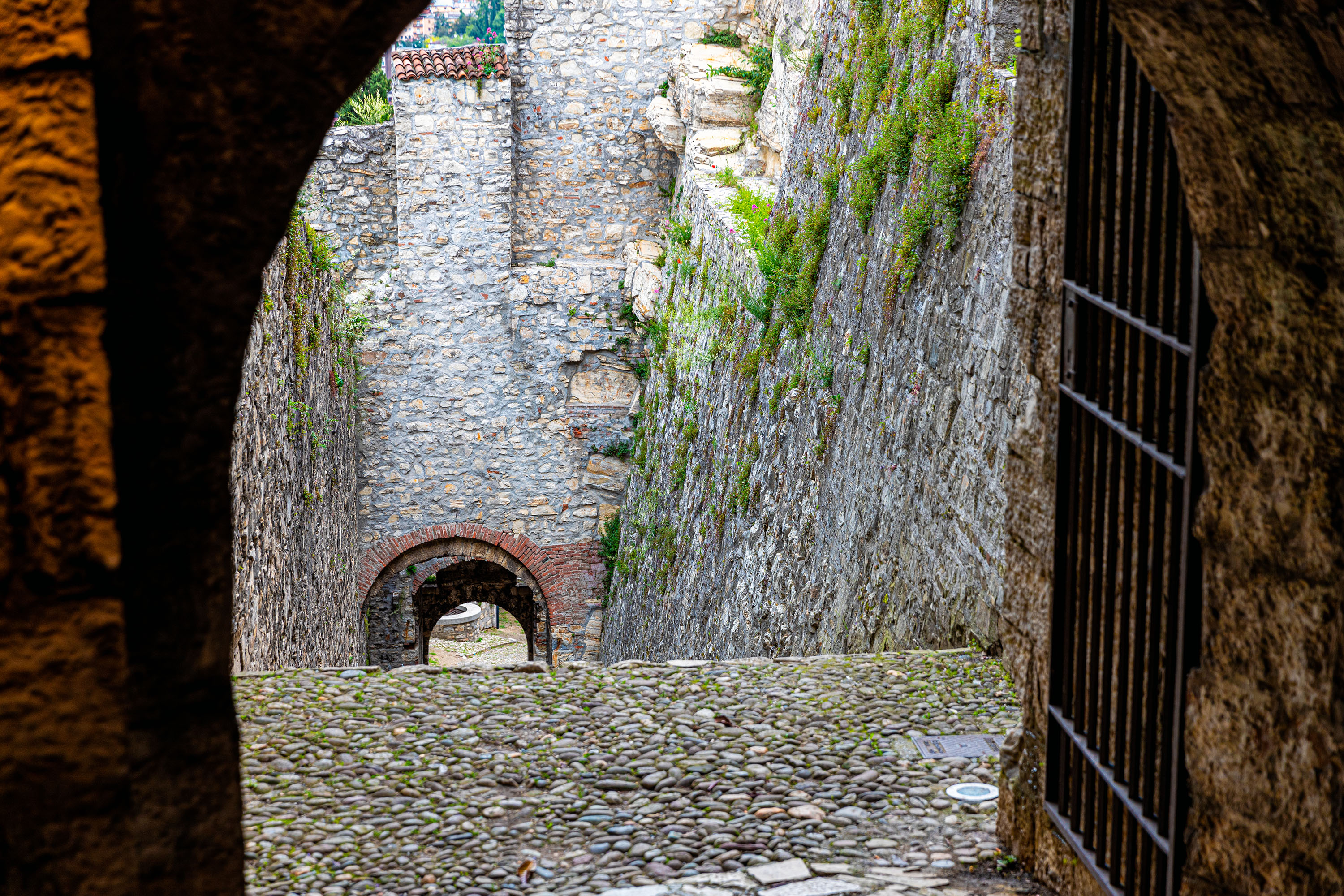 Brescia - Niedergang zur Stadt von der Burg